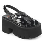 Ashes-12 Zapatos Demonia Black Patent - Image 2