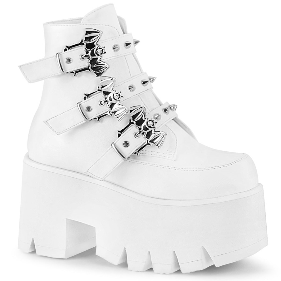 ashes_55_white_vegan_leather_demonia_colombia.jpg Ashes-55 White Vegan Leather Demonia Colombia - Image 1