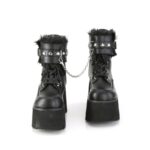Ashes-57 Demonia Colombia Black Vegan Leather - Image 3