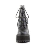 Assault-101 Black Vegan Leather Demonia Colombia - Image 3