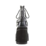 Assault-101 Black Vegan Leather Demonia Colombia - Image 5