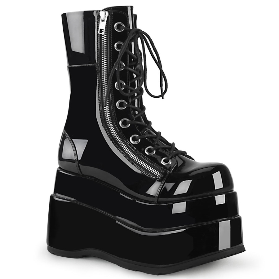 bear_265_black_patent_demonia_colombia.jpg Bear-265 Black Patent Demonia Colombia - Image 1