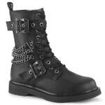 Bolt-250 Black Vegan Leather Demonia Colombia - Image 2