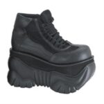 Boxer-01 Zapatos Demonia Black Vegan Leather - Image 6