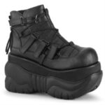 Boxer-13 Demonia Colombia Black Vegan Leather - Image 6