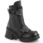 Bratty-56 Black Vegan Leather Demonia Colombia - Image 2