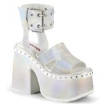 Camel-102 Zapatos Demonia White Hologram - Image 2