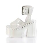 Camel-102 Zapatos Demonia White Hologram - Image 4