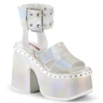 Camel-102 Zapatos Demonia White Hologram - Image 6