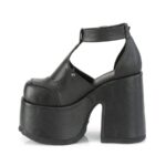 Camel-103 Black Vegan Leather Zapatos Demonia - Image 4