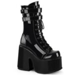 Camel-250 Black Patent Demonia Colombia - Image 6