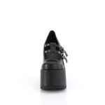 Camel-55 Black Vegan Leather Zapatos Demonia - Image 3