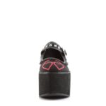 Click-02-1 Zapatos Demonia Black Canvas - Image 3