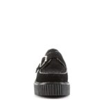 Creeper-118 Black Vegan Suede Zapatos Demonia - Image 3