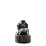 Creeper-214 Black Patent Zapatos Demonia - Image 3