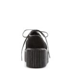 Creeper-216 Zapatos Demonia Black Vegan Suede - Image 5