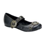 Daisy-09 Zapatos Demonia Black Vegan Leather - Image 6