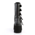 Damned-225 Black Vegan Leather Demonia Colombia - Image 5
