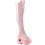 Demonia Colombia Baby Pink Stretch Holo Dynamite-300 - Image 3