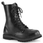 Demonia Colombia Black Leather Riot-10 - Image 2