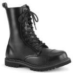 Demonia Colombia Black Leather Riot-10 - Image 6