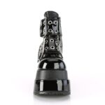 Demonia Colombia Black Patent-Vegan Leather Bear-104 - Image 3