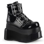 Demonia Colombia Black Patent-Vegan Leather Bear-104 - Image 6