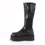 Demonia Colombia Black Stretch Vegan Leather Slacker-200 - Image 4