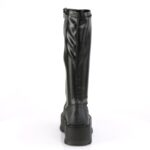 Demonia Colombia Black Stretch Vegan Leather Slacker-200 - Image 5