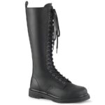 Demonia Colombia Black Vegan Leather Bolt-400 - Image 2