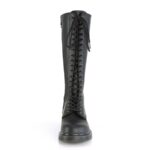 Demonia Colombia Black Vegan Leather Bolt-400 - Image 3
