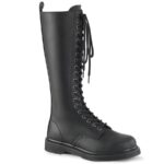 Demonia Colombia Black Vegan Leather Bolt-400 - Image 7