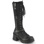 Demonia Colombia Black Vegan Leather Bratty-206 - Image 2