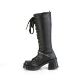 Demonia Colombia Black Vegan Leather Bratty-206 - Image 4