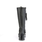 Demonia Colombia Black Vegan Leather Bratty-206 - Image 5