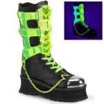 Demonia Colombia Black Vegan Leather Gravedigger-255 - Image 2