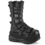 Demonia Colombia Black Vegan Leather Neptune-210 - Image 6