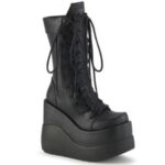 Demonia Colombia Black Vegan Leather-Patent Void-118 - Image 6