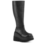 Demonia Colombia Black Vegan Leather Shaker-100Wc