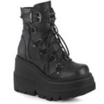 Demonia Colombia Black Vegan Leather Shaker-60 - Image 6