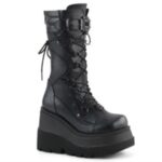 Demonia Colombia Black Vegan Leather Shaker-70 - Image 6