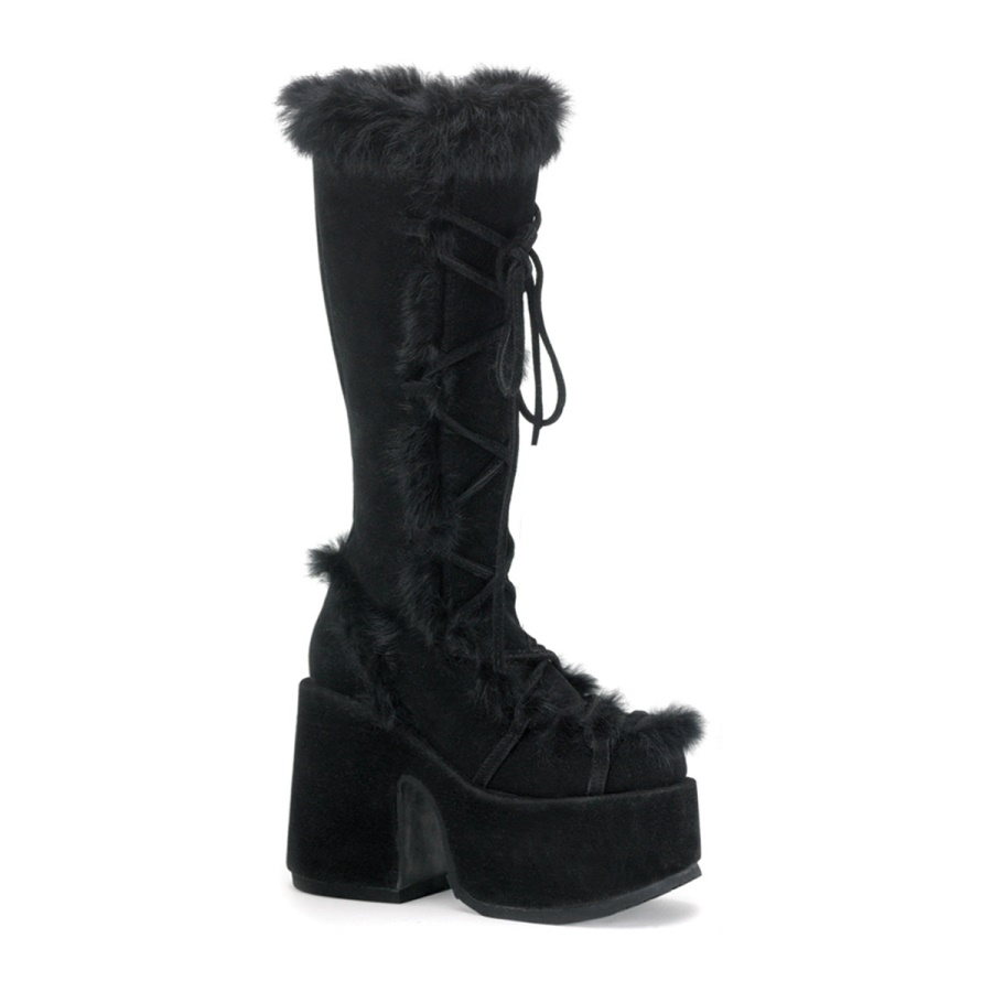 demonia_colombia_black_vegan_suede_camel_311.jpg Demonia Colombia Black Vegan Suede Camel-311 - Image 1