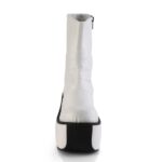 Demonia Colombia White Faux Suede Violet-100 - Image 3