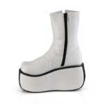 Demonia Colombia White Faux Suede Violet-100 - Image 4