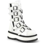 Demonia Colombia White Patent Slacker-160 - Image 6