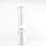 Demonia Colombia White Vegan Leather Camel-311 - Image 5