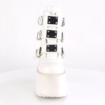 Demonia Colombia White Vegan Leather Swing-105 - Image 3