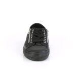 Deviant-06 Zapatos Demonia Black Canvas-White Pinstripes - Image 3