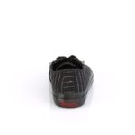 Deviant-06 Zapatos Demonia Black Canvas-White Pinstripes - Image 5