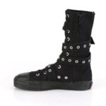 Deviant-204 Zapatos Demonia Black Canvas - Image 4